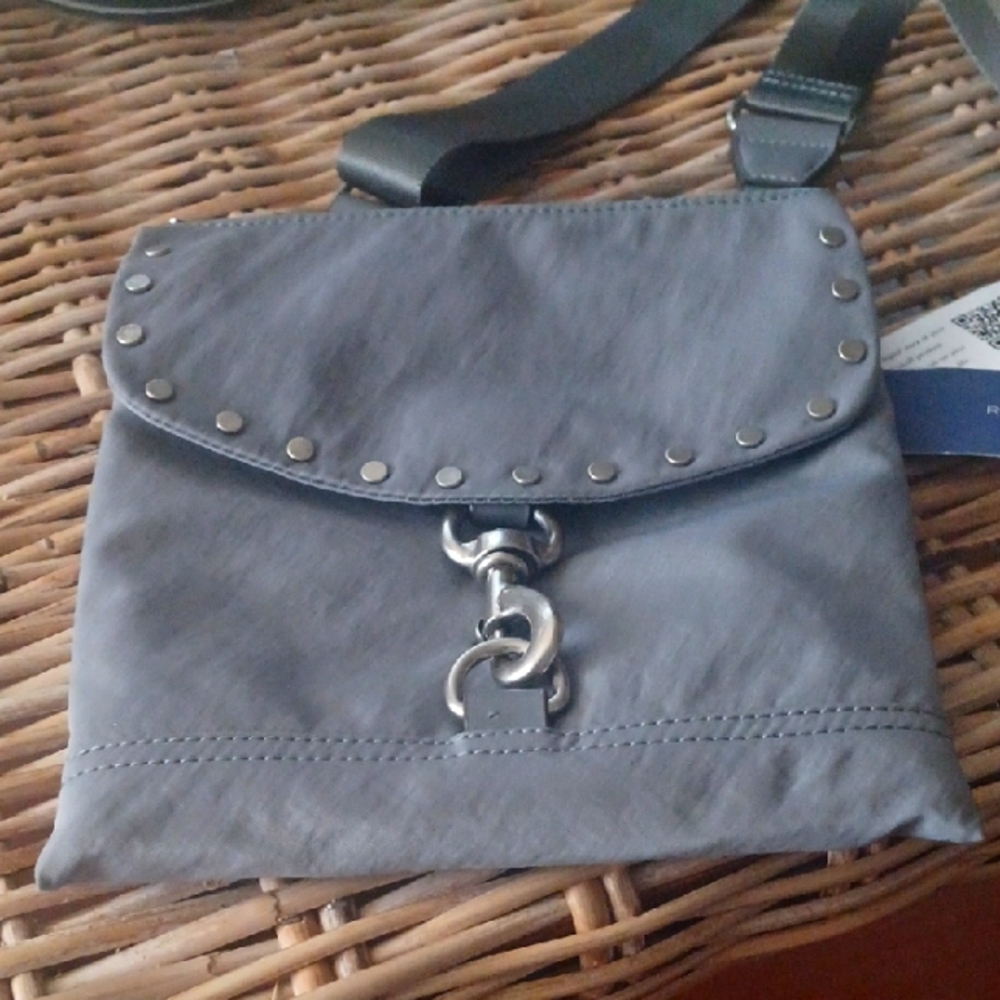 Rebecca Minkoff Gray Bag with Silver Studs